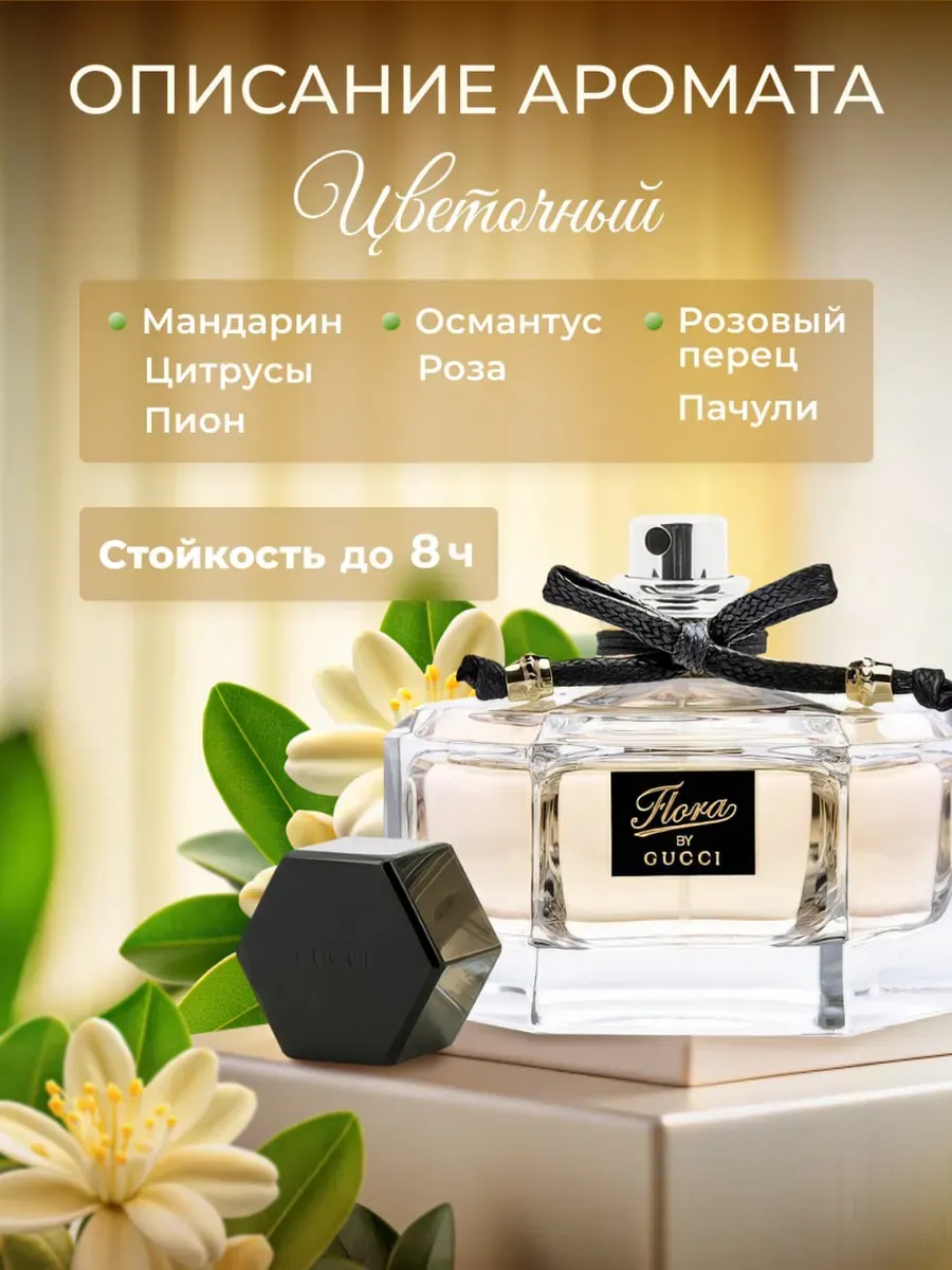 Ноты аромата Flora от Gucci 50 мл